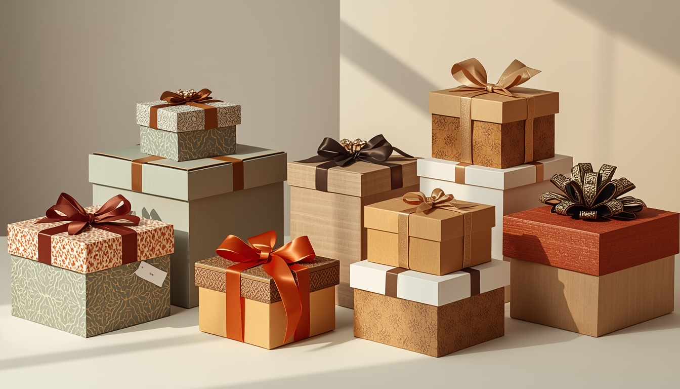 Käsityönä tehdyt lahjapakkaukset